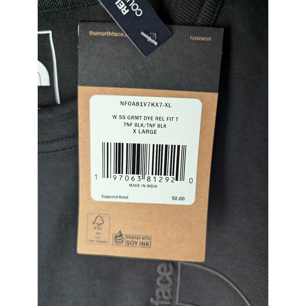 The North Face Short-Sleeve Garment Dye Tee XL - Picture 3 of 3